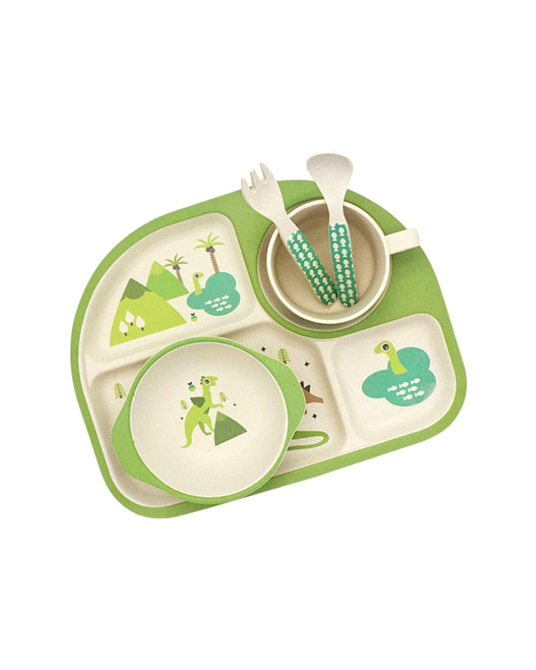 Kids Bamboo Dinner Set