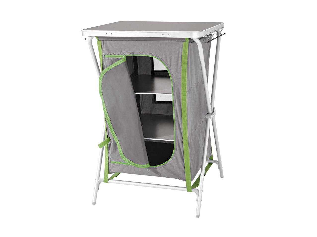 Camping Shelf with Interior Space for Optimal Storage by Crivit