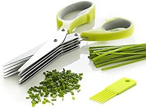Multipurpose Kitchen Shears with 5 Stainless Steel Blades
