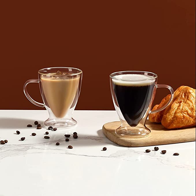 Set of 2 Luciano Double Wall Insulated Mugs