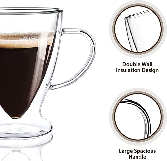 Set of 2 Luciano Double Wall Insulated Mugs