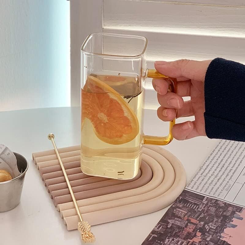 Set of 6 Square Glass Mug
