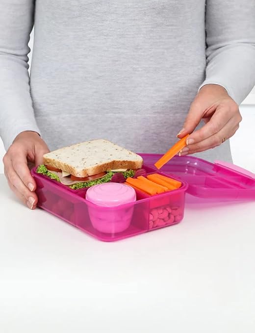 Sistema bento lunch with yoghurt pot 1.65L