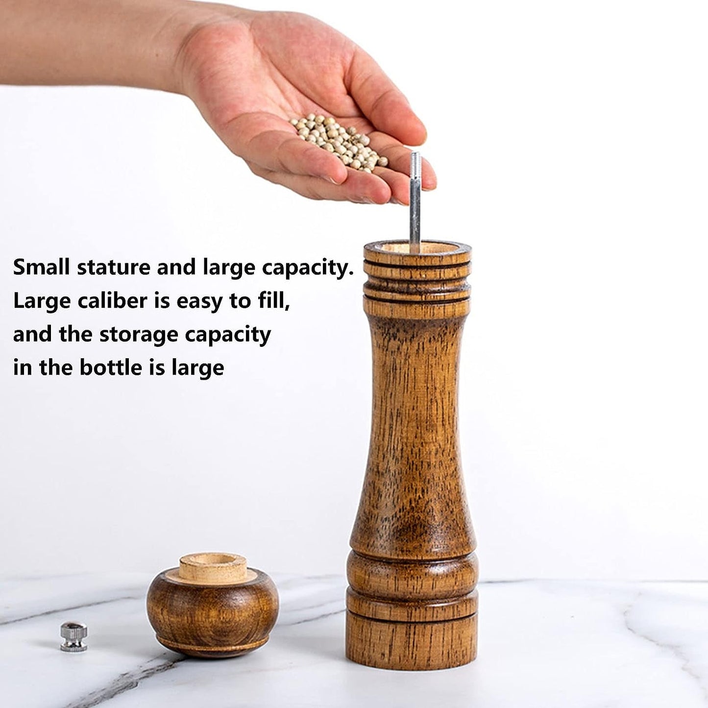 Wood Salt and Pepper Mills Grinder