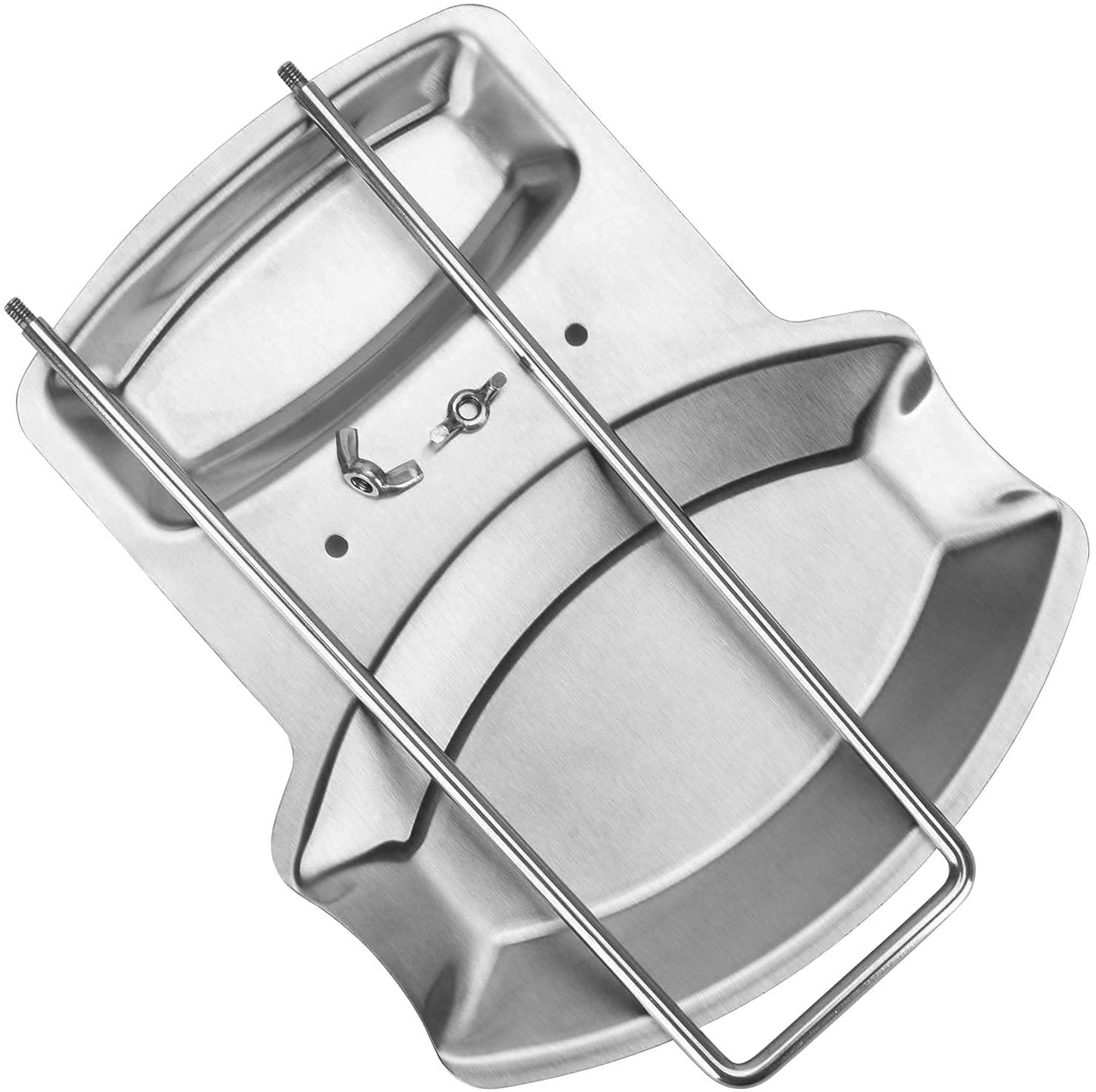 Stainless Steel Pan Lid Holder & Spoon Rest Shelf