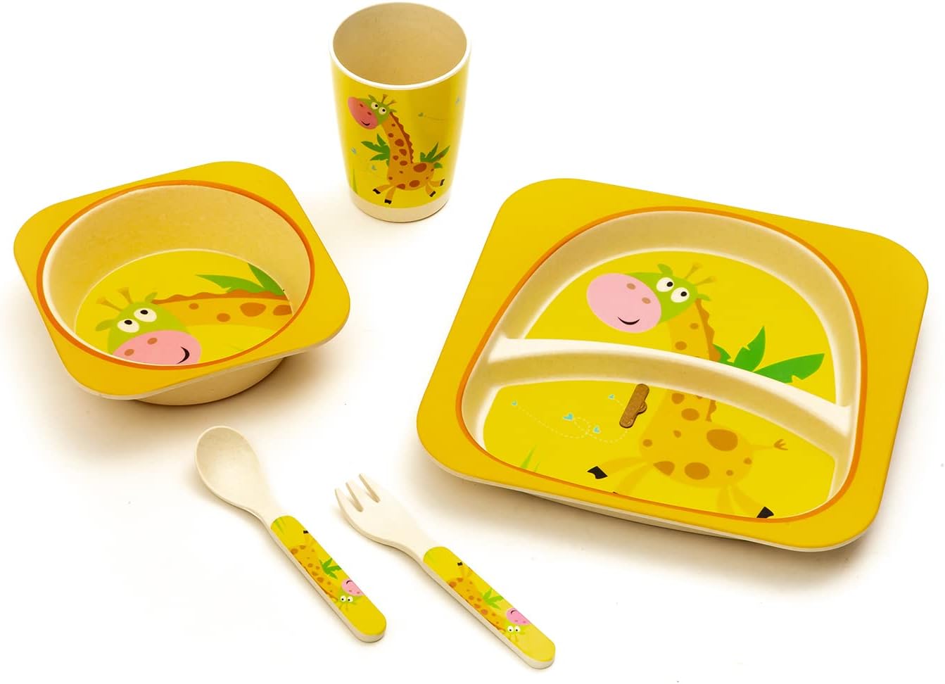 Kids Bamboo Dinner Set