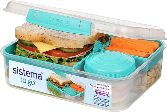 Sistema bento lunch with yoghurt pot 1.65L