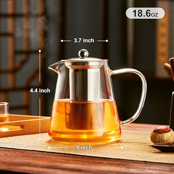 Borosilicate Glass Tea Pot