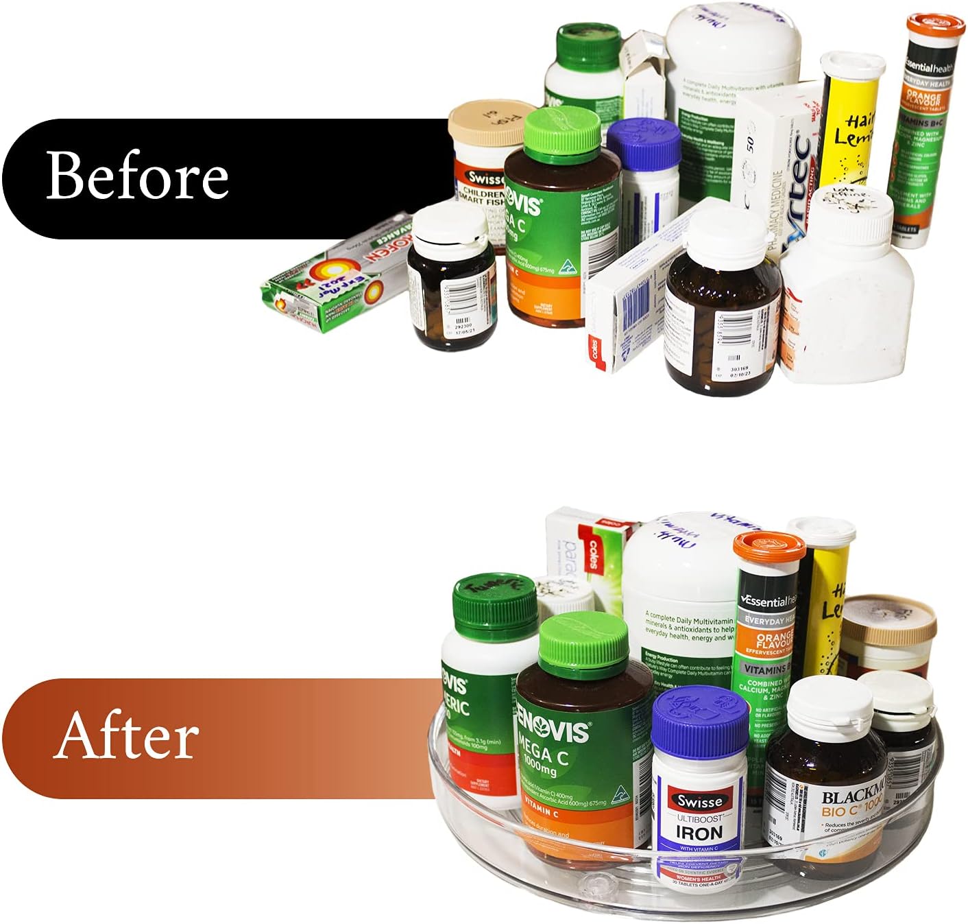 Rotating Turntable Organizer