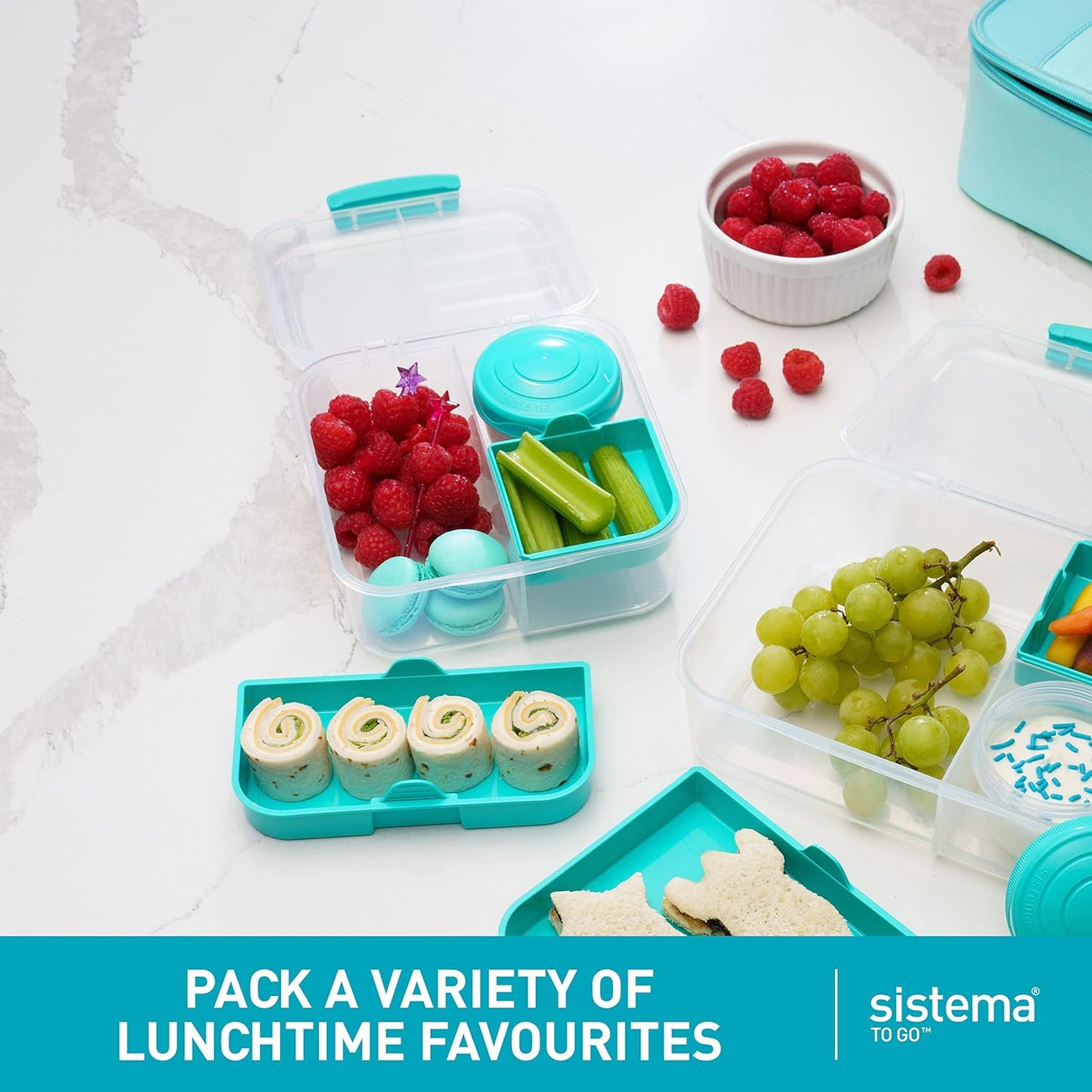 1.25L Bento Cube To Go™ With Yoghurt Pot