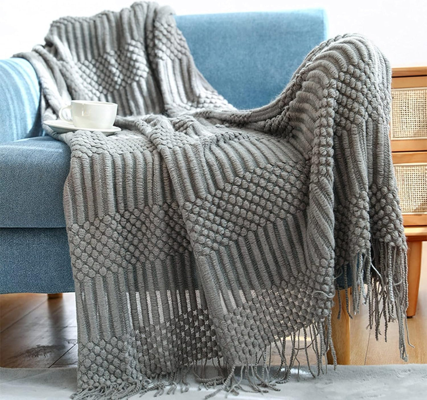 Knit Throw Blanket