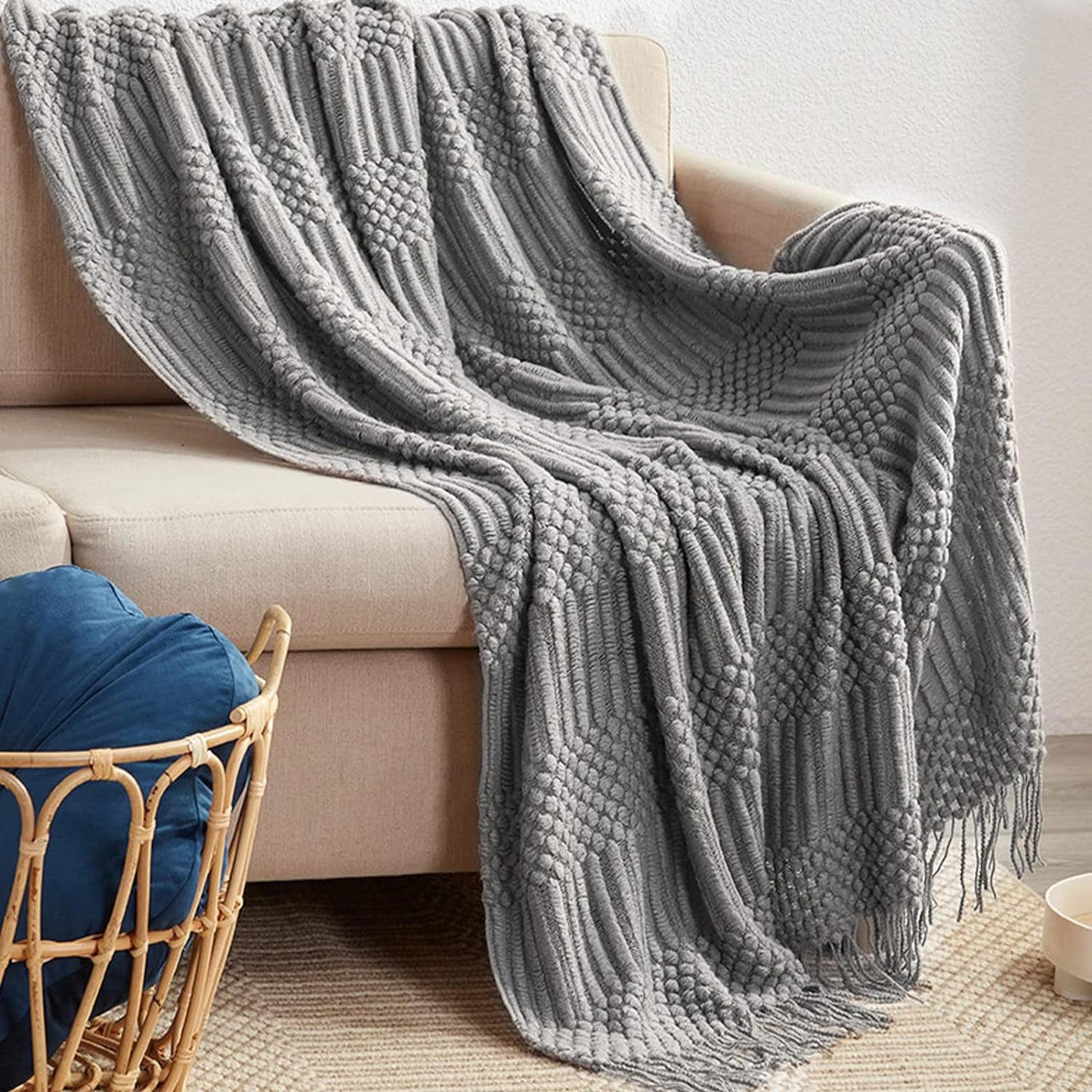 Knit Throw Blanket