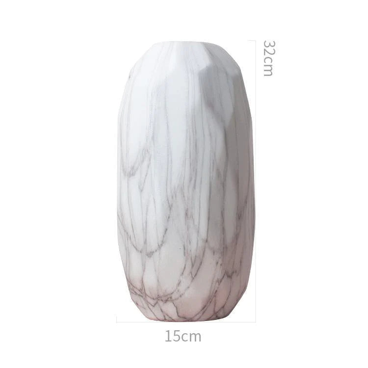 Marbled Porcelain Vase