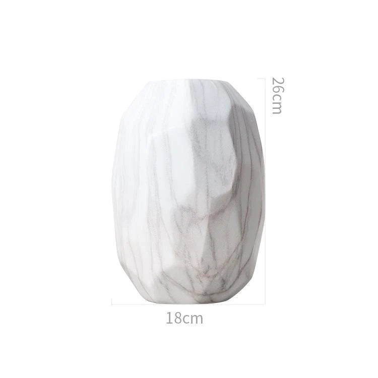 Marbled Porcelain Vase