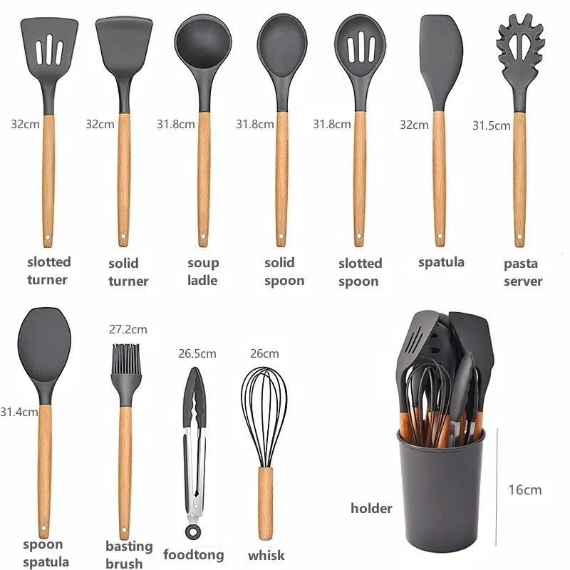 Silicone Utensil Set