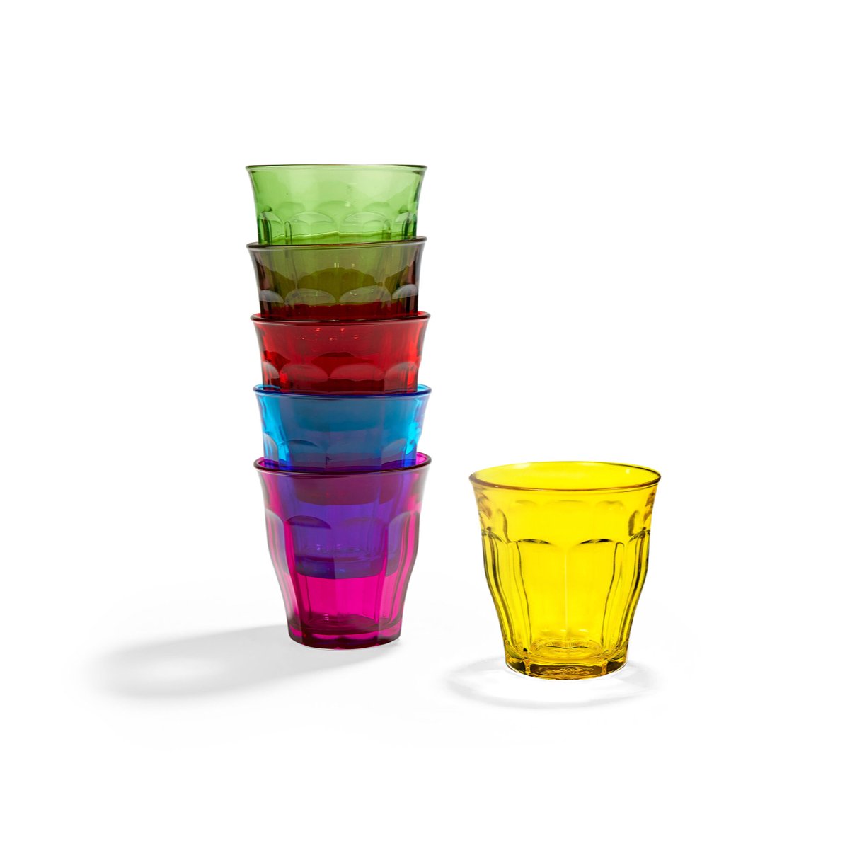Set Of 6 Picardie Colors Tumbler