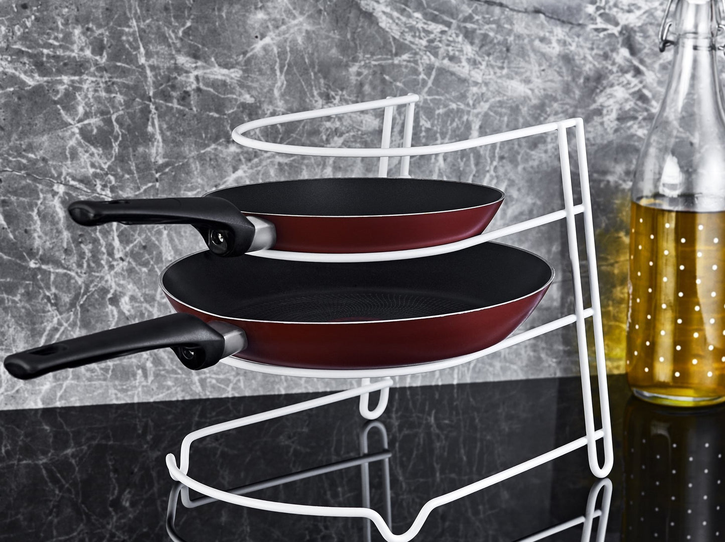 Kitchen Cabinet Pot and Pan Organizer