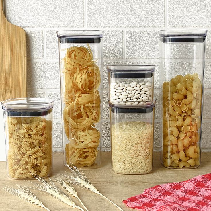 Square Acrylic Food Containers