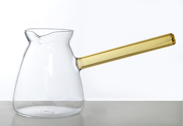 Colored Glass Coffee Warmer
