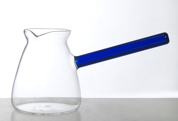 Colored Glass Coffee Warmer