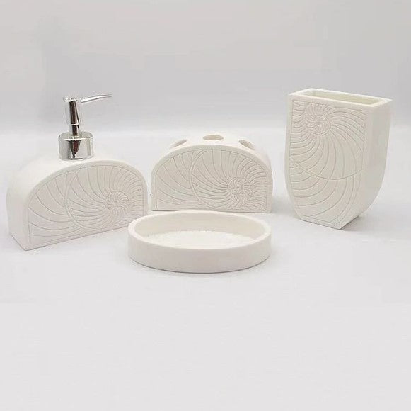 White Bathroom Set