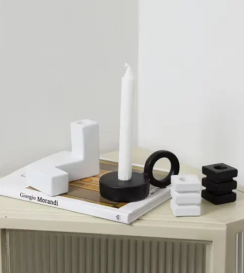 Ring Handled Candle Holder