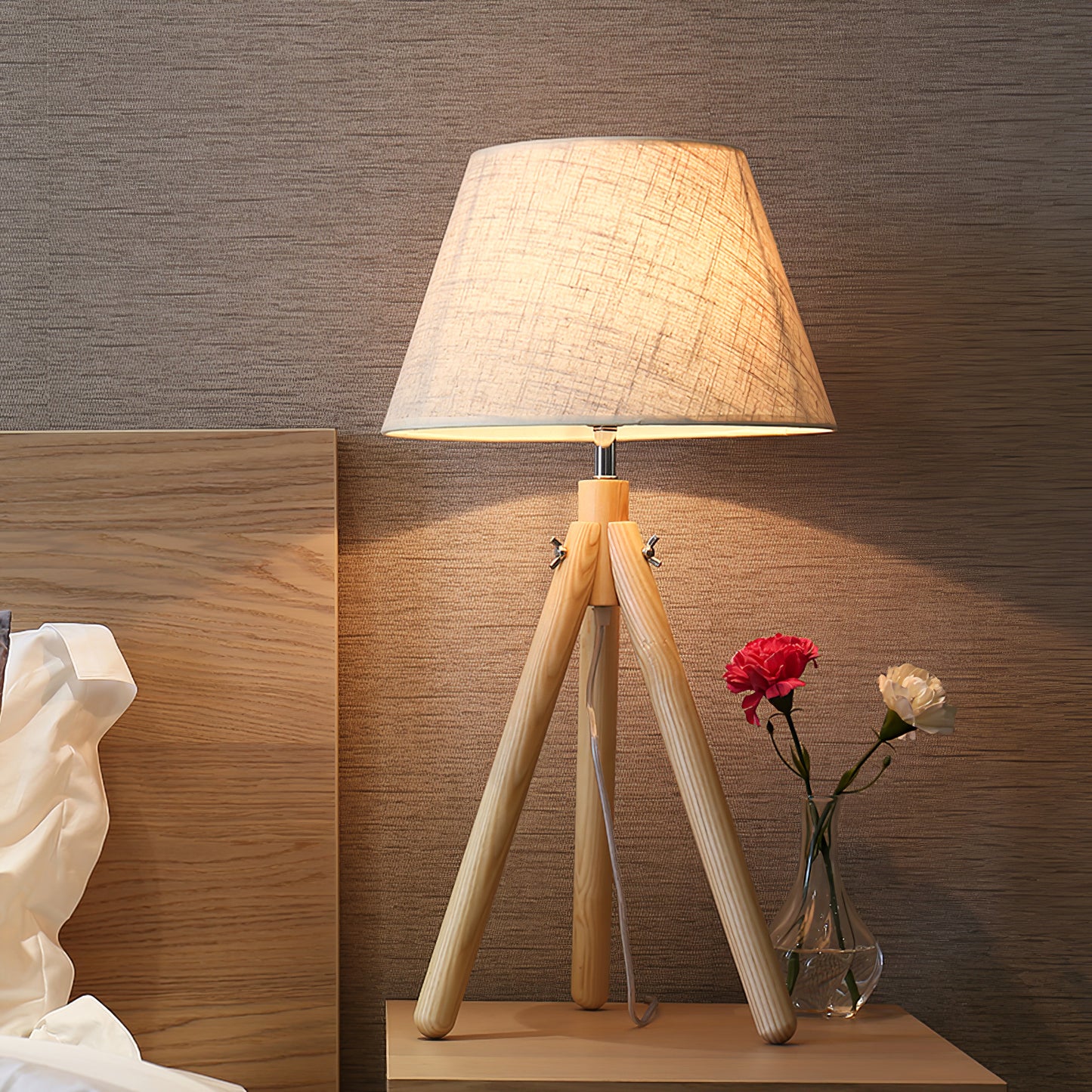 Beige Table Lamp