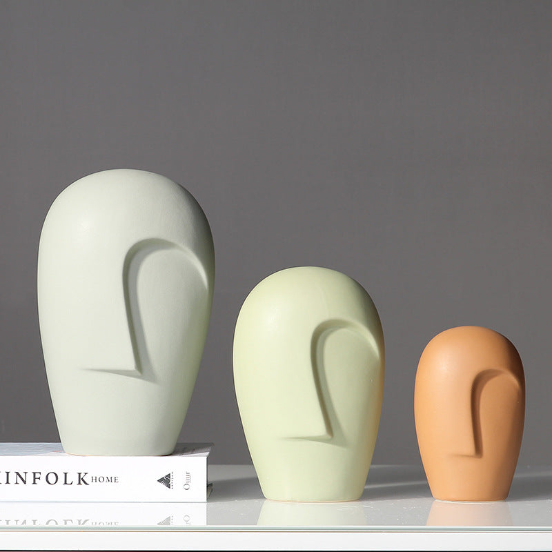 Nordic Face Vase