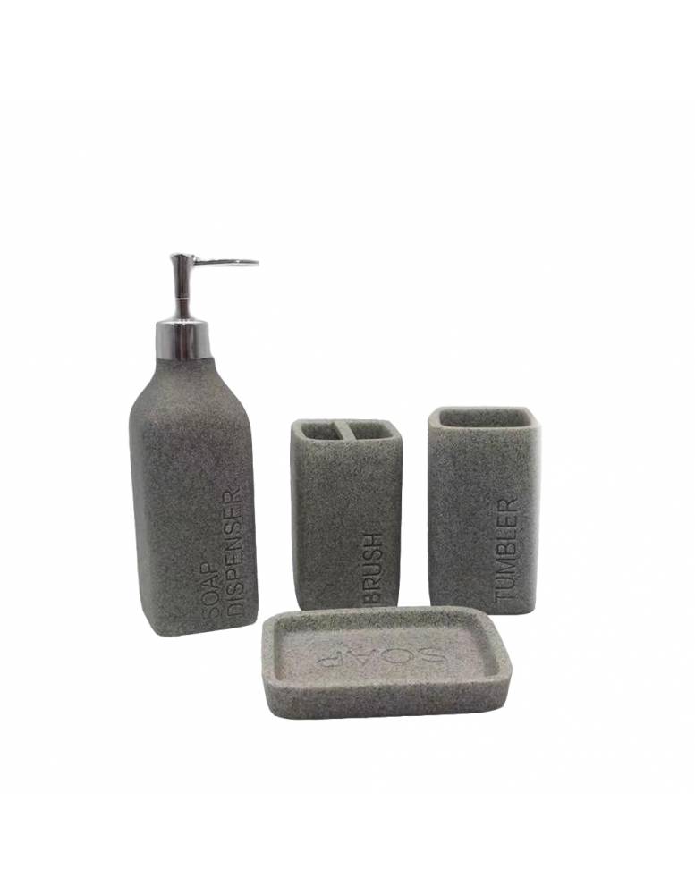 Grey Bathroom Set