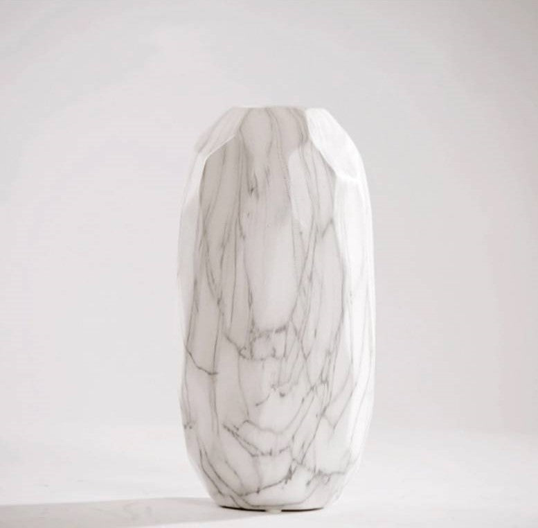 Marbled Porcelain Vase