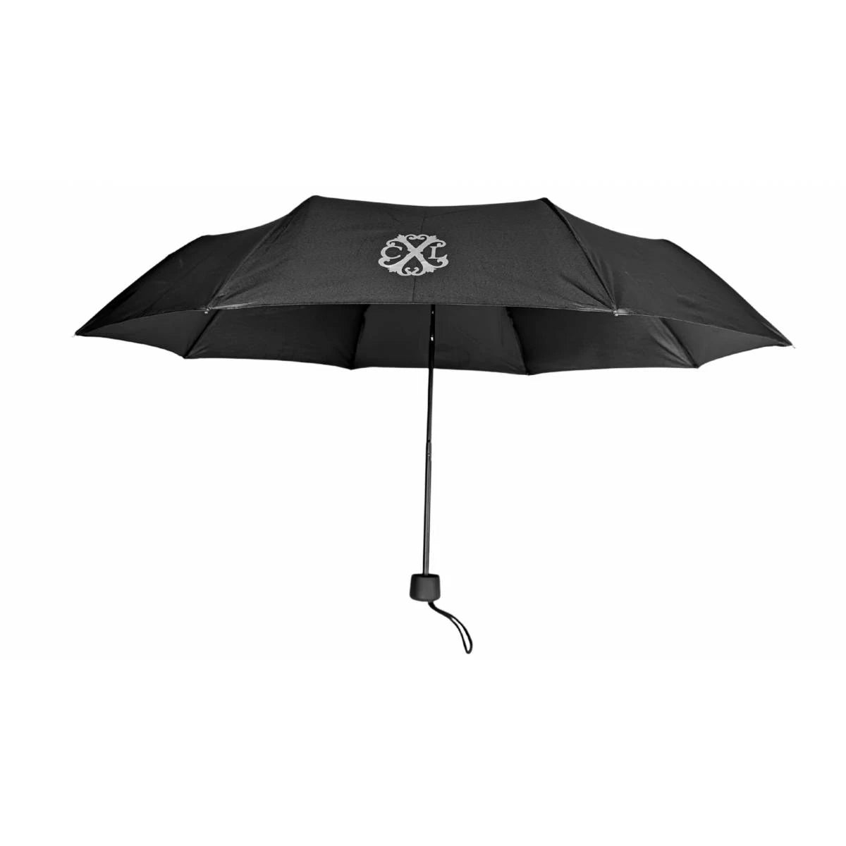 Christian Lacroix Black Mini Folding Umbrella