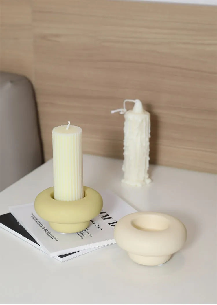 Nordic Ceramic Candlestick