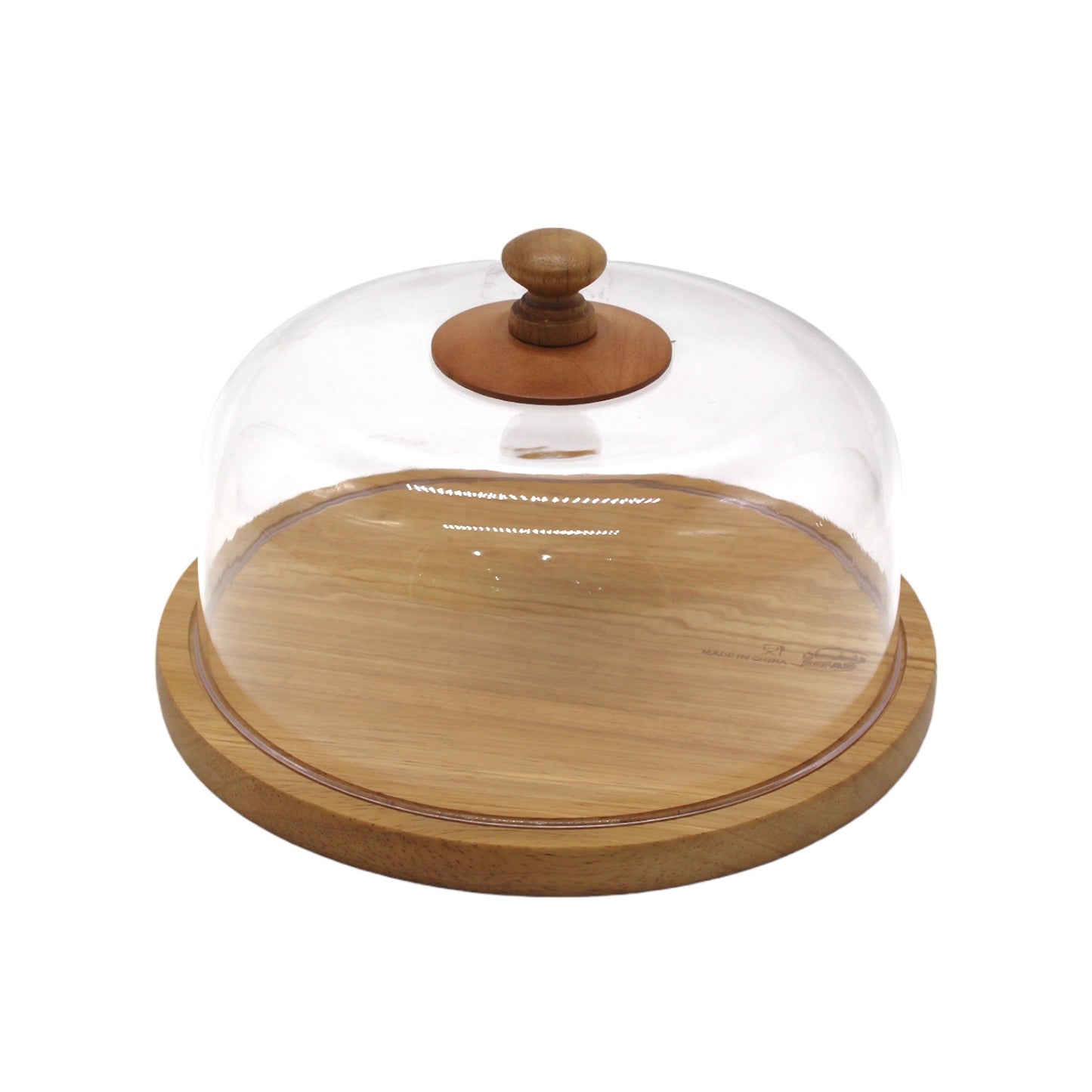 Dome with Wooden Base Cake