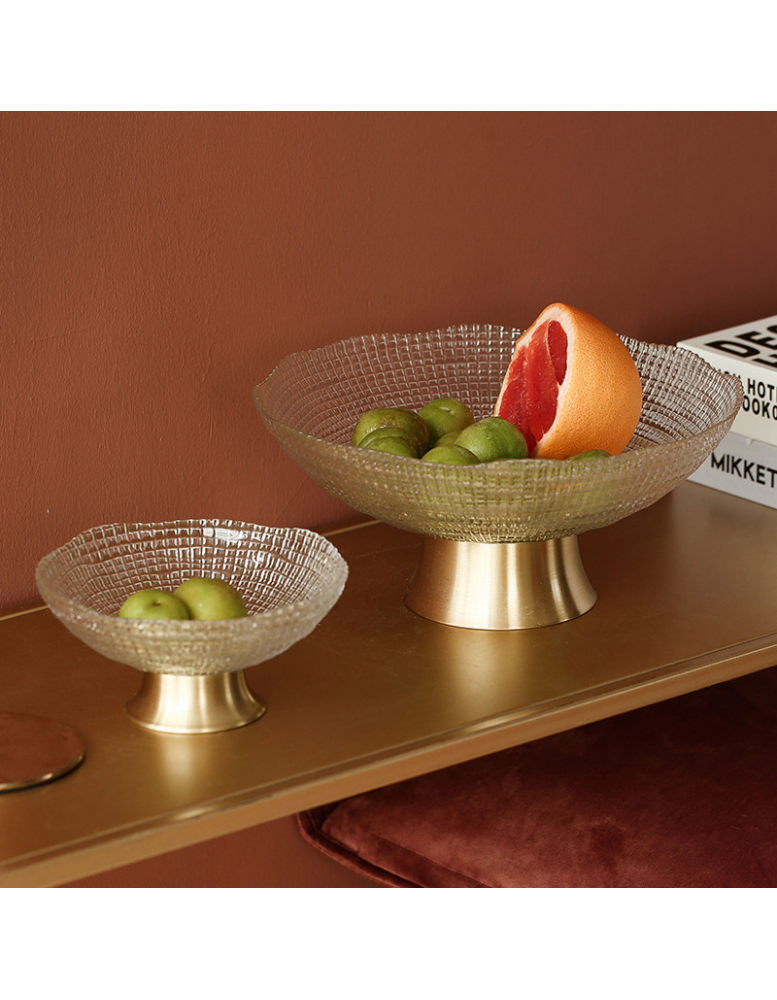 Luxury Glass Fruit Dish