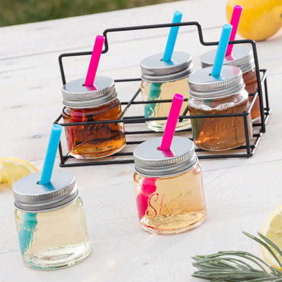 Cucina & Tavola Glass Mug With Straw