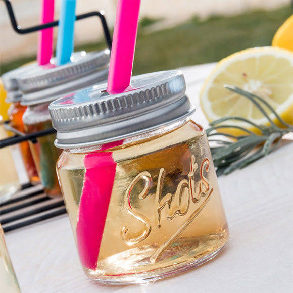 Cucina & Tavola Glass Mug With Straw