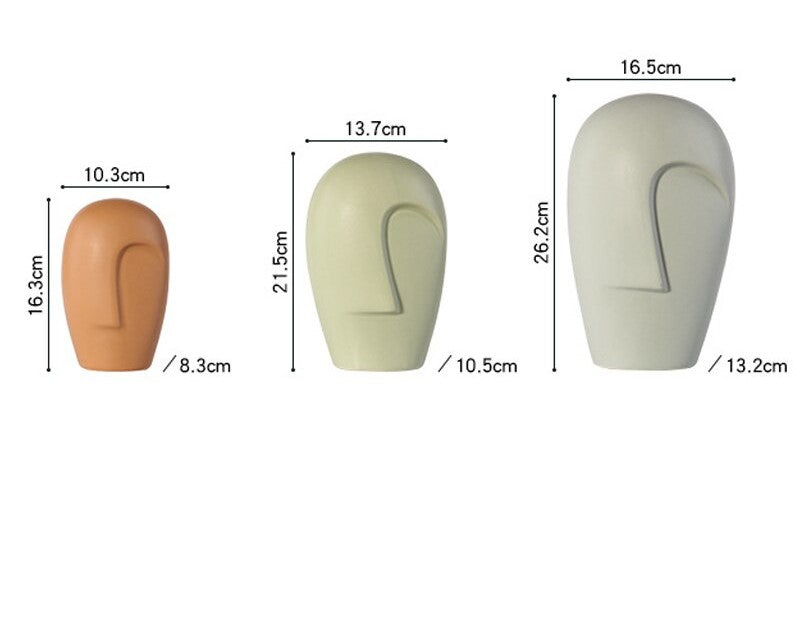 Nordic Face Vase