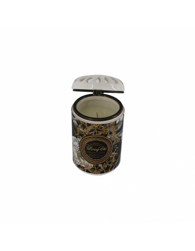 Fragrant Candle with Metallic Lid