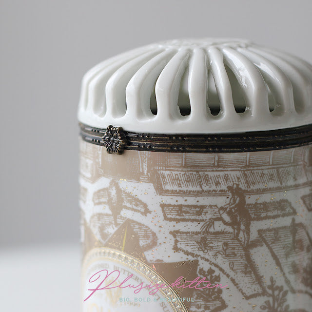 Fragrant Candle with Metallic Lid
