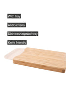 Point-Virgule Bamboo Chopping Board with Tray