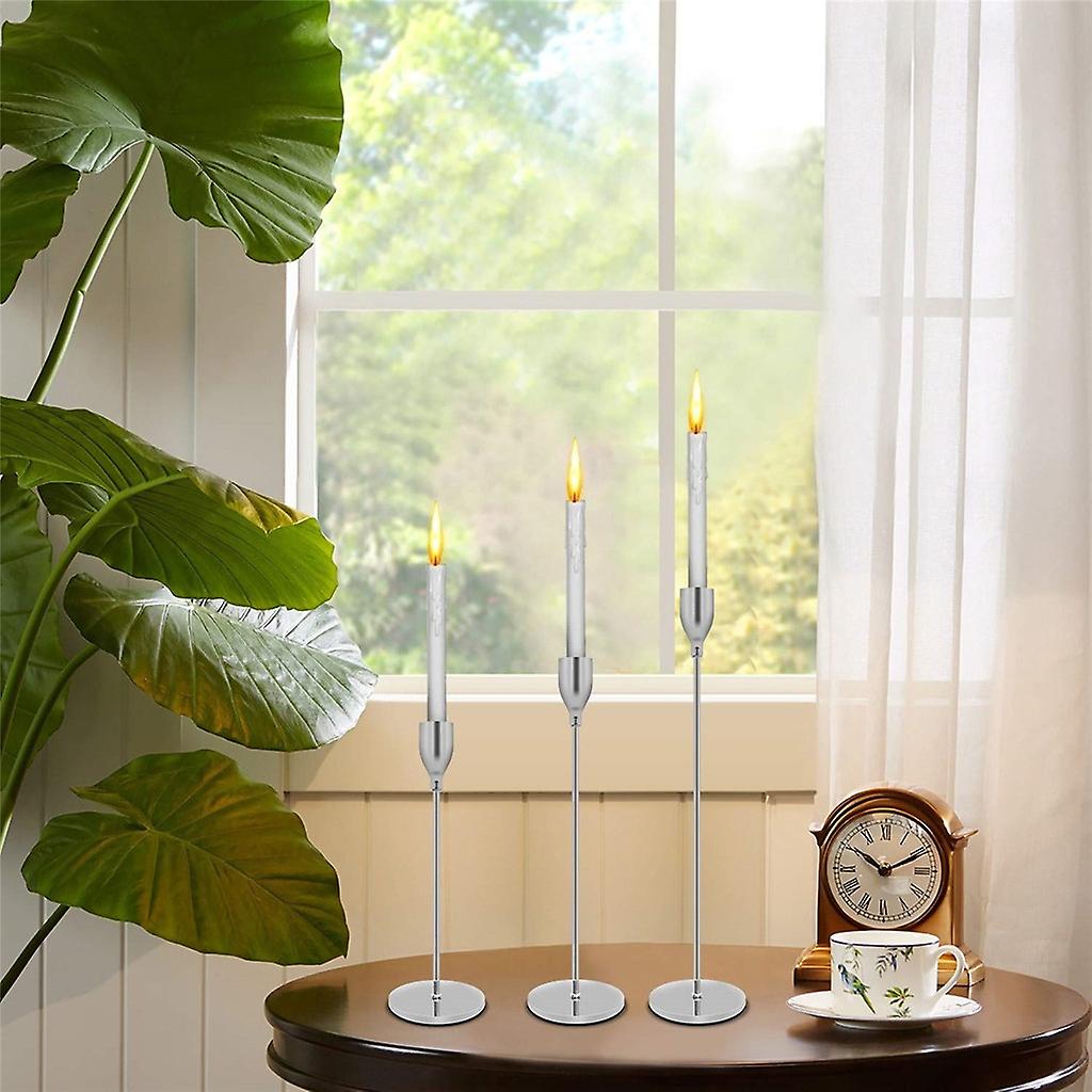 Metal Candle Holders Set of 3