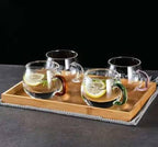 Borosilicate Glass Cups Set of 6
