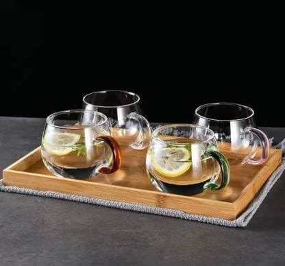Borosilicate Glass Cups Set of 6