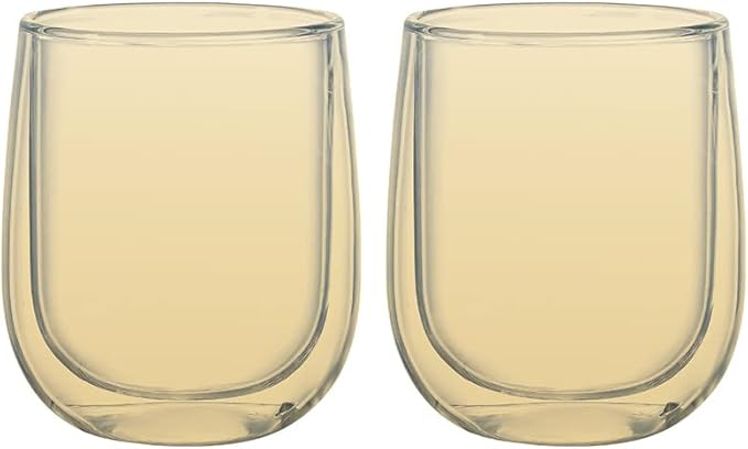 Gold Double Wall Glass Set of 2 pcs 80ml
