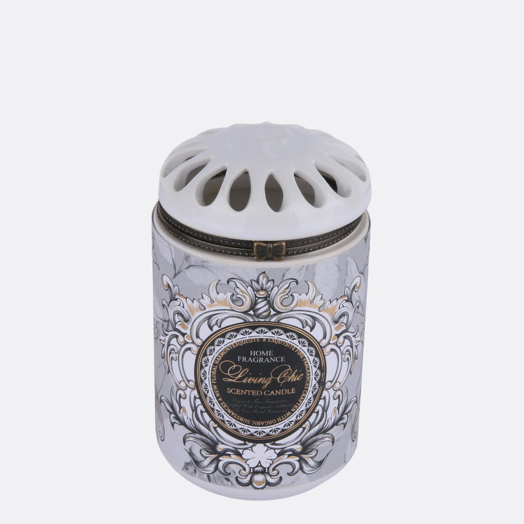 Fragrant Candle with Metallic Lid