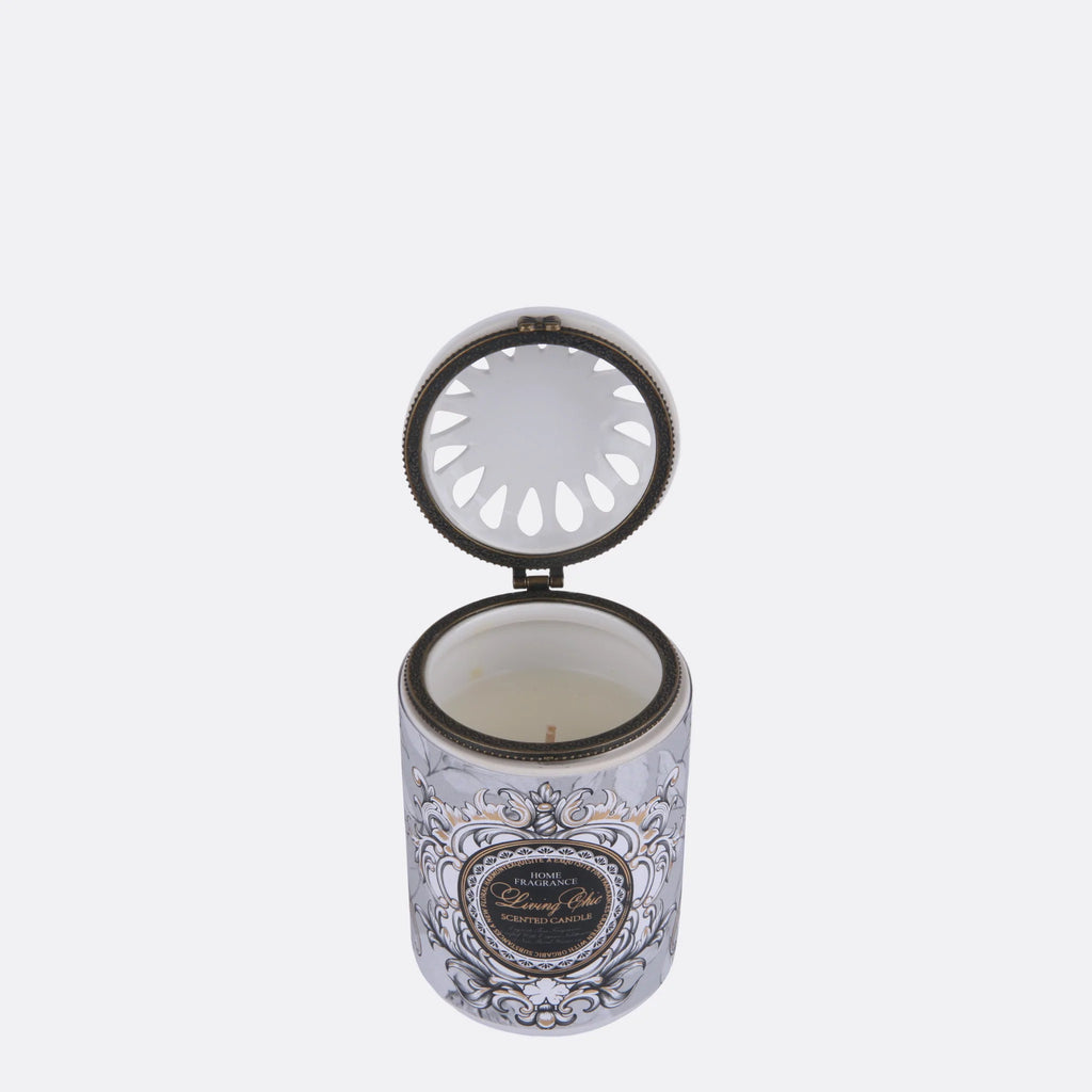 Fragrant Candle with Metallic Lid