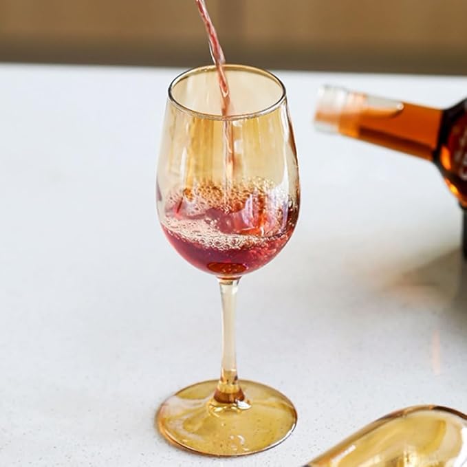 Gold Wine & Champagne Glasses