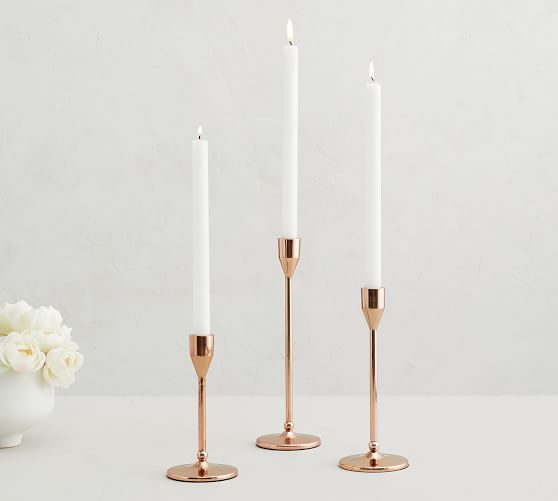 Metal Candle Holders Set of 3