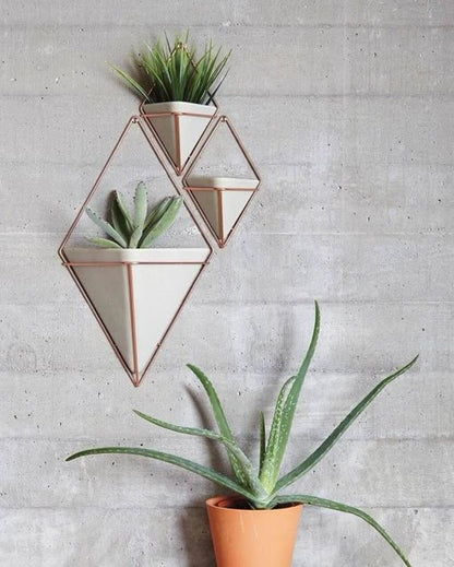 Umbra Copper Hanging Planter
