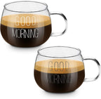 Set of 2 Good Morning Cups